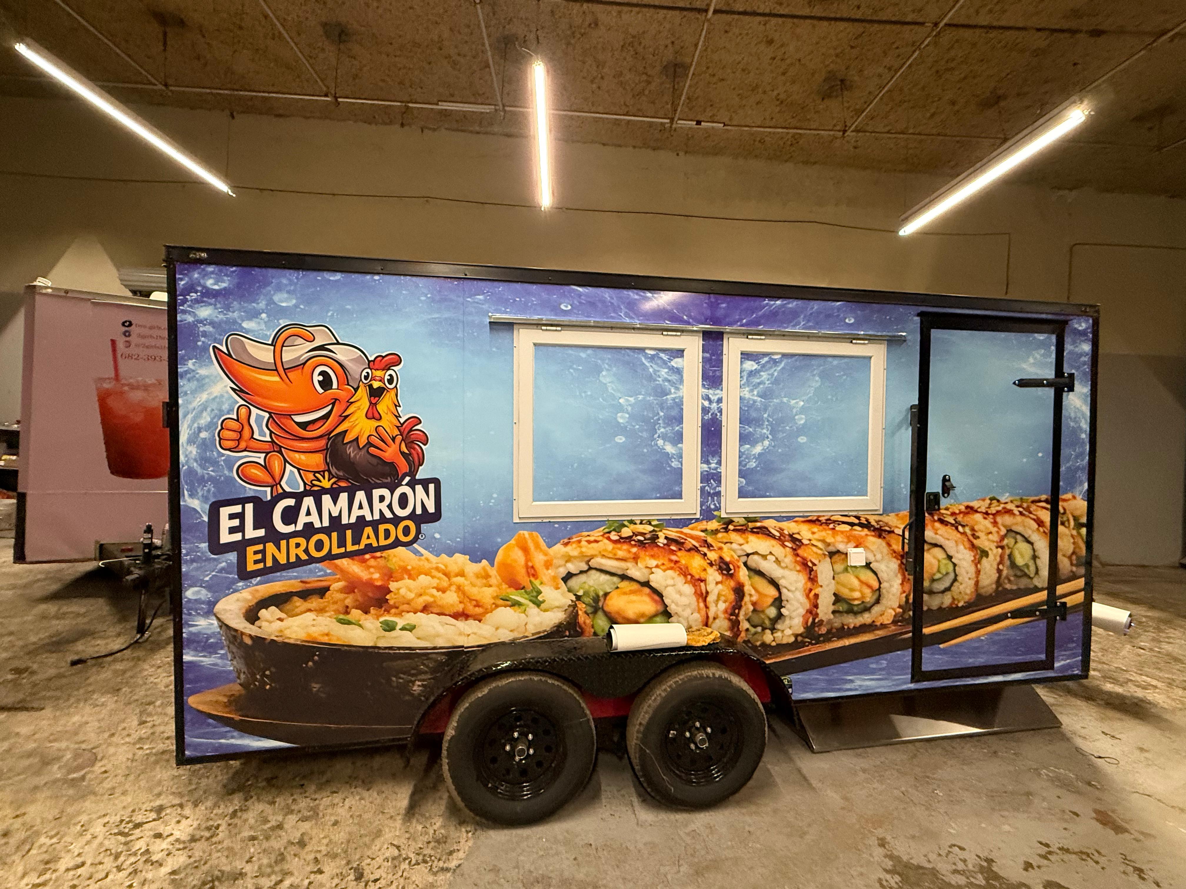 Custom trailer graphics Texas